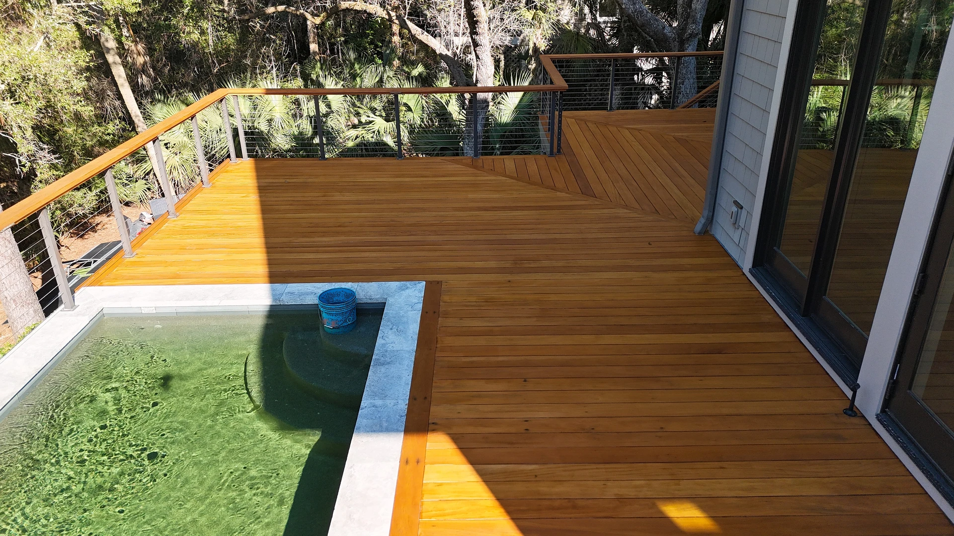 Garapa Deck Restoration — Waterfront edge